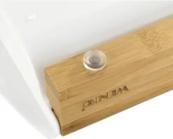 Schneidebrett Wenko Bina 40,5 x 25 cm Bambus mit 2 ausziehbaren Schalen
