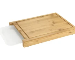 Schneidebrett Wenko Bruno 35 x 25 cm Bambus mit 1 ausziehbaren Schale