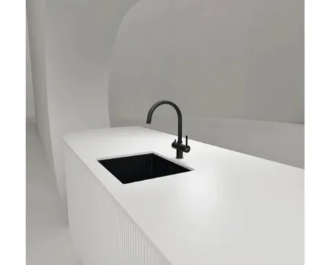 Schock Küchenarmatur mit Filterfunktion ARES puro satiniert ohne Filter 561027PUR