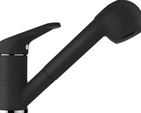 Schock Küchenarmatur mit Handbrause COSMO onyx matt 525122GON