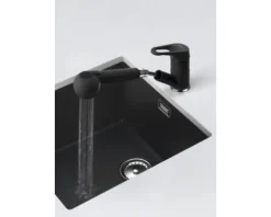 Schock Küchenarmatur mit Handbrause COSMO asphalt matt 525122GAS
