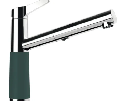 Schock Küchenarmatur mit herausziehbaren Auslauf SC-510 ivy satiniert 554120IVY