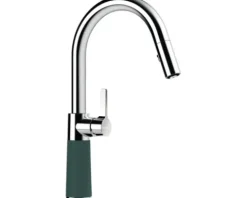 Schock Küchenarmatur mit herausziehbaren Auslauf SC-520 ivy satiniert 555120IVY