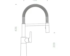 Schock Küchenarmatur SC-550 ivy satiniert 558000IVY