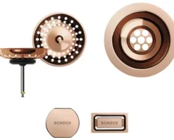 Schock Sichtteile copper kupfer gebürstet 400055COB