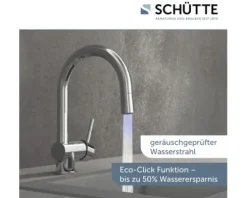 SCHÜTTE Küchenarmatur mit LED Farbwechsel STELLA chrom 79055