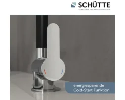 SCHÜTTE Küchenarmatur RIO chrom schwarz 79856