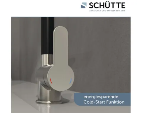 SCHÜTTE Küchenarmatur RIO edelstahl schwarz matt 79866