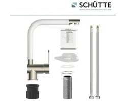 SCHÜTTE Küchenarmatur RIO edelstahl weiß matt 79864