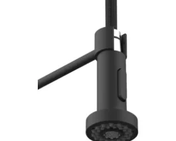 SERIES Küchenarmatur flexibel Niederdruckarmatur TIBER schwarz matt