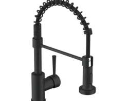 SERIES Küchenarmatur flexibel Niederdruckarmatur TIBER schwarz matt