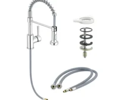SERIES Küchenarmatur flexibel Niederdruckarmatur TIBER chrom