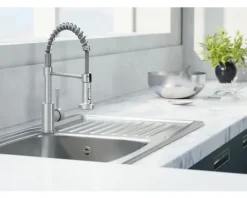 SERIES Küchenarmatur flexibel Niederdruckarmatur TIBER chrom