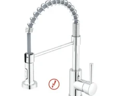 SERIES Küchenarmatur flexibel Niederdruckarmatur TIBER chrom