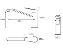 SERIES Küchenarmatur KEID chrom
