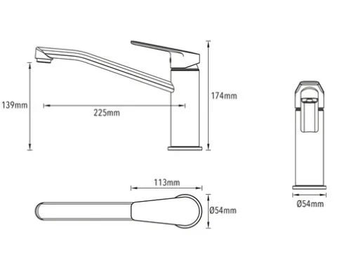 SERIES Küchenarmatur KEID chrom
