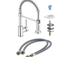 SERIES Küchenarmatur mit Brause TIBER chrom glänzend 119105