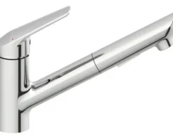 SERIES Küchenarmatur mit Brause OKAB chrom glänzend