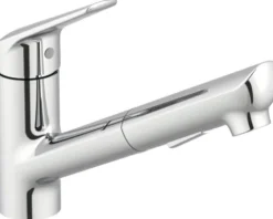 SERIES Küchenarmatur mit Brause OKAB chrom glänzend
