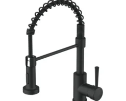 SERIES Küchenarmatur mit Brause TIBER schwarz matt