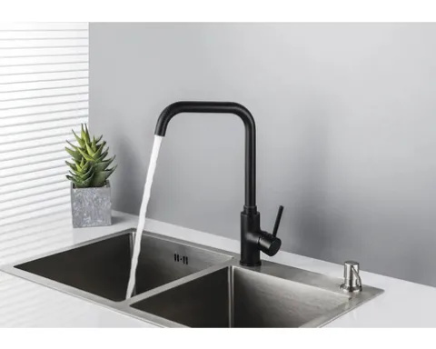 SERIES Küchenarmatur mit Einhebelmischer FULU schwarz matt