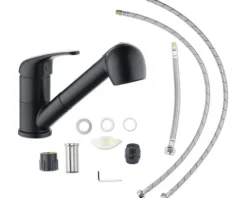 SERIES Küchenarmatur mit Handbrause IMAI schwarz matt