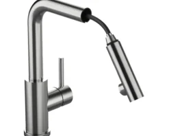 SERIES Küchenarmatur mit Handbrause SEGIN edelstahl gebürstet
