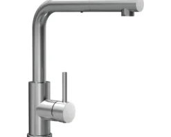 SERIES Küchenarmatur mit Handbrause SEGIN edelstahl gebürstet