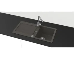 SERIES Küchenarmatur mit Handbrause SEGIN edelstahl gebürstet