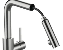SERIES Küchenarmatur mit Handbrause SEGIN edelstahl gebürstet