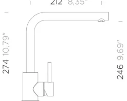 SERIES Küchenarmatur SEGIN schwarz matt