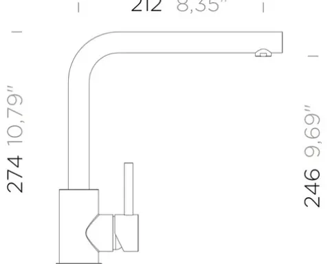 SERIES Küchenarmatur SEGIN schwarz matt