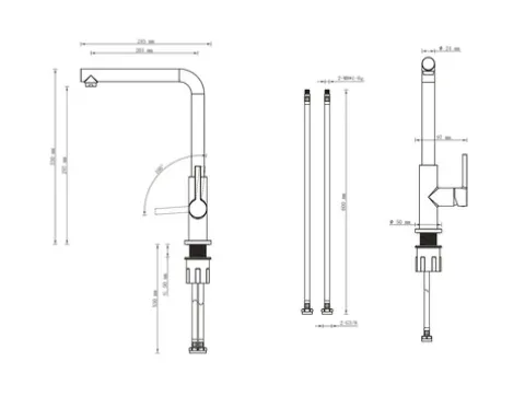 SERIES Küchenarmatur TABIT chrom