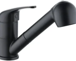 SERIES Niederdruckarmatur mit Handbrause IMAI schwarz matt
