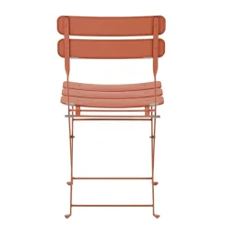 Set aus zwei Klappstühlen aus Stahl 81 x 42 x 48 cm - Oviala