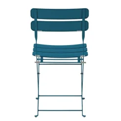 Set aus zwei Klappstühlen aus Stahl 81 x 42 x 48 cm - Oviala
