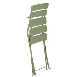 Set aus zwei Klappstühlen aus Stahl 81 x 42 x 48 cm - Oviala