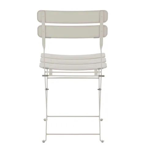 Set aus zwei Klappstühlen aus Stahl 81 x 42 x 48 cm - Oviala