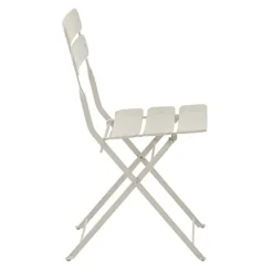 Set aus zwei Klappstühlen aus Stahl 81 x 42 x 48 cm - Oviala