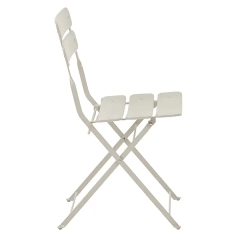 Set aus zwei Klappstühlen aus Stahl 81 x 42 x 48 cm - Oviala