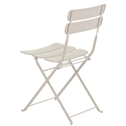 Set aus zwei Klappstühlen aus Stahl 81 x 42 x 48 cm - Oviala