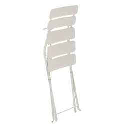 Set aus zwei Klappstühlen aus Stahl 81 x 42 x 48 cm - Oviala