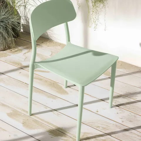 Set aus zwei Stühlen aus Polypropylen 82 x 48 x 48 cm - Oviala