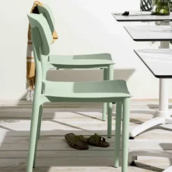 Set aus zwei Stühlen aus Polypropylen 82 x 48 x 48 cm - Oviala