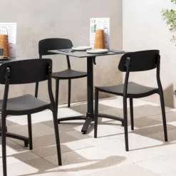 Set aus zwei Stühlen aus Polypropylen 82 x 48 x 48 cm - Oviala