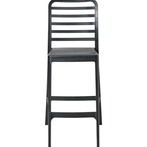 Set mit 4 Barstühlen SECEDA Kunststoff 2 in 1 Schwarz