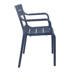 Set mit 4 Terrassensesseln aus Kunststoff 54 x 50 x 82 cm - Oviala