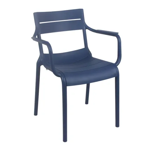Set mit 4 Terrassensesseln aus Kunststoff 54 x 50 x 82 cm - Oviala