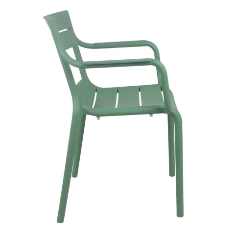 Set mit 4 Terrassensesseln aus Kunststoff 54 x 50 x 82 cm - Oviala