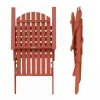 Set mit 2 verstellbaren Holzsesseln 59 x 84 x 95 cm - Oviala